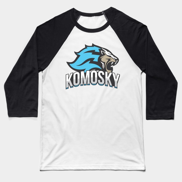 Komosky E-Sports Emblem Baseball T-Shirt by komosky